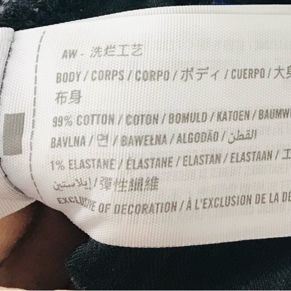 Abercrombie & Fitch The 90s Straight Ultra High Rise Jeans Black Size 28 - Picture 3 of 5